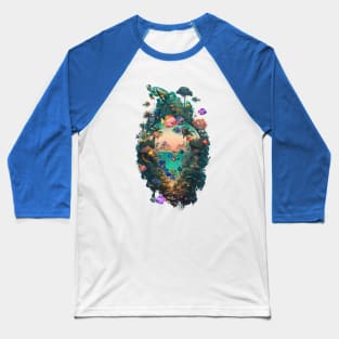 Tropical Fish Cove Baseball T-Shirt